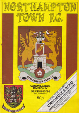 Northampton Town v Tranmere Rovers Match Programme 1985-11-05